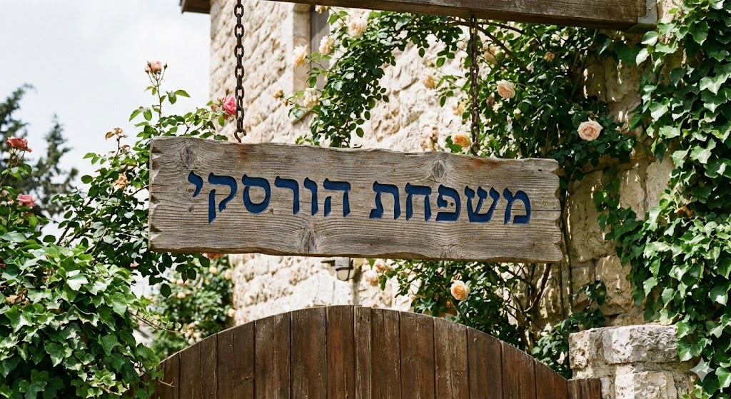 שלט "משפחת הורסקי"